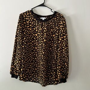 Popsugar heart blouse